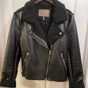 Faux Leather Motorcycle Jacket - Never Worn - NEW!